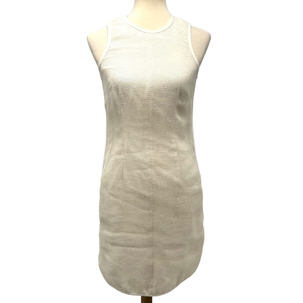 Sea New York Cream mesh Sheath Dress Womens 4 NWT